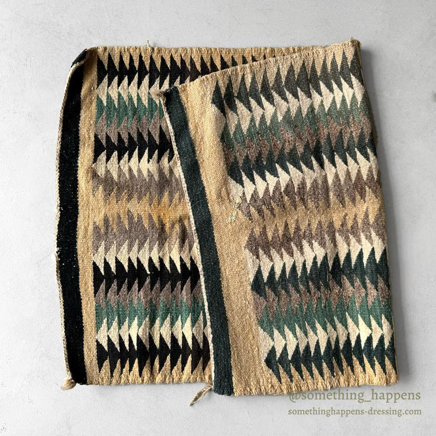 c.1950's NAVAJO RUG RARE COLOR... 103cm/66cm