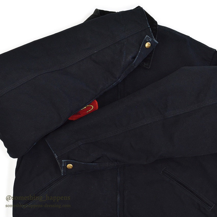 CARHARTT DETROIT JACKET / ALL BLACK...L