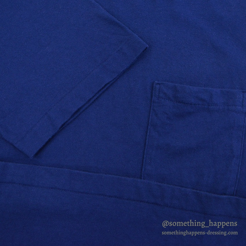 1990's~ GAP BACK PRINT POCKET T-SHIRT / BLUE ... M