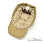 1980's EDDIE BAUER EAR FLAP DOWN CAP / TAN...XL