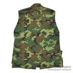 1960's USARMY ERDL JUNGLE FATIGUE VEST PONCHO LINER / VIETNAM THEATER MADE...