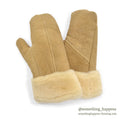 ~1990's MOUTON SHEARLING MITTENS...