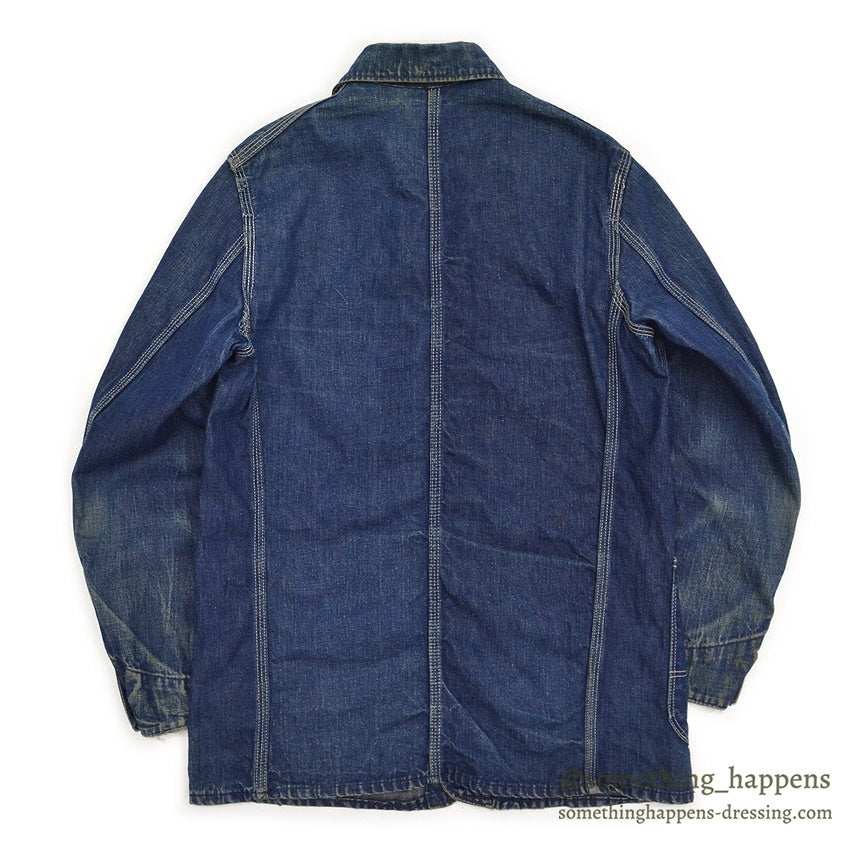 1940's~ UNKNOWN DENIM COVERALL  ...