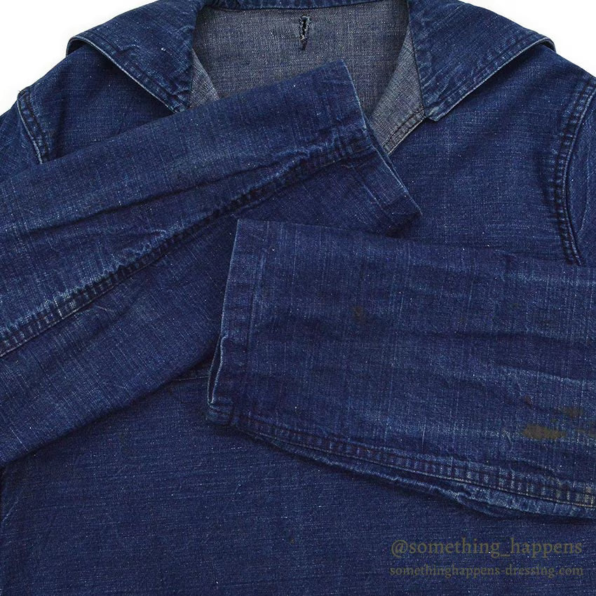 c.1930's USNAVY DENIM SAILAR JACKET...