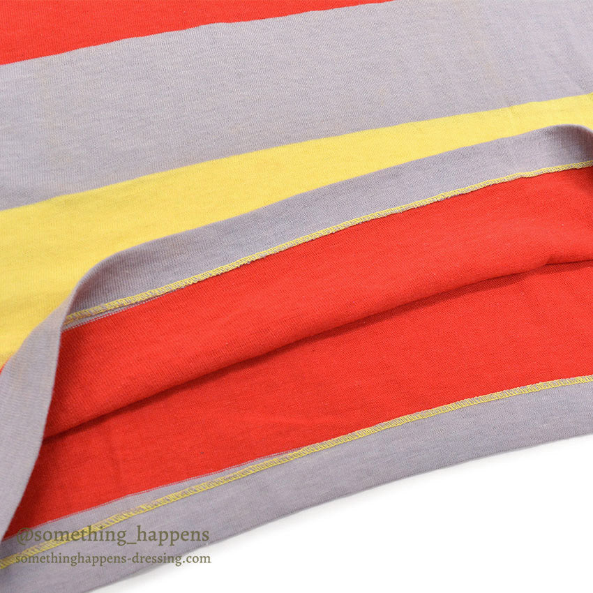 1960's DEADSTOCK ALLENDALE WIDE BORDER STRIPED L/S TEE ... L