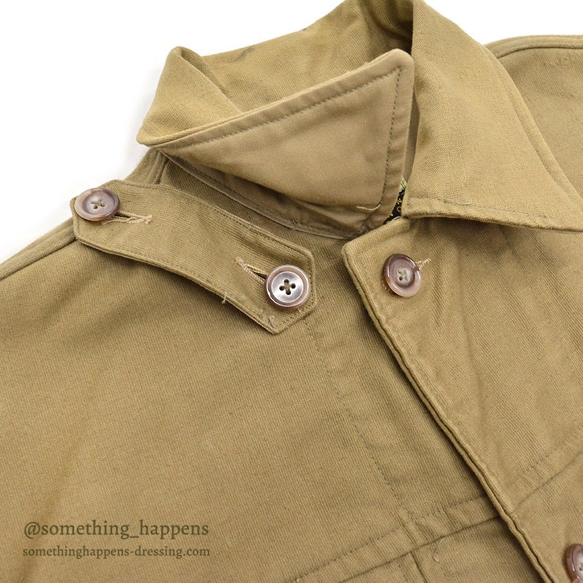 1960's L.L.BEAN JUNGLE CLOTH WARDEN JACKET / ALMOST DEADSTOCK ... 42