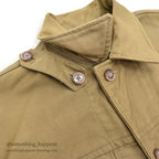 1960's L.L.BEAN JUNGLE CLOTH WARDEN JACKET / ALMOST DEADSTOCK ... 42