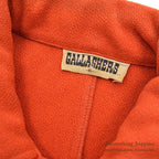 1970's GALLAGHERS ORANGE WOOL COVERALL...XL
