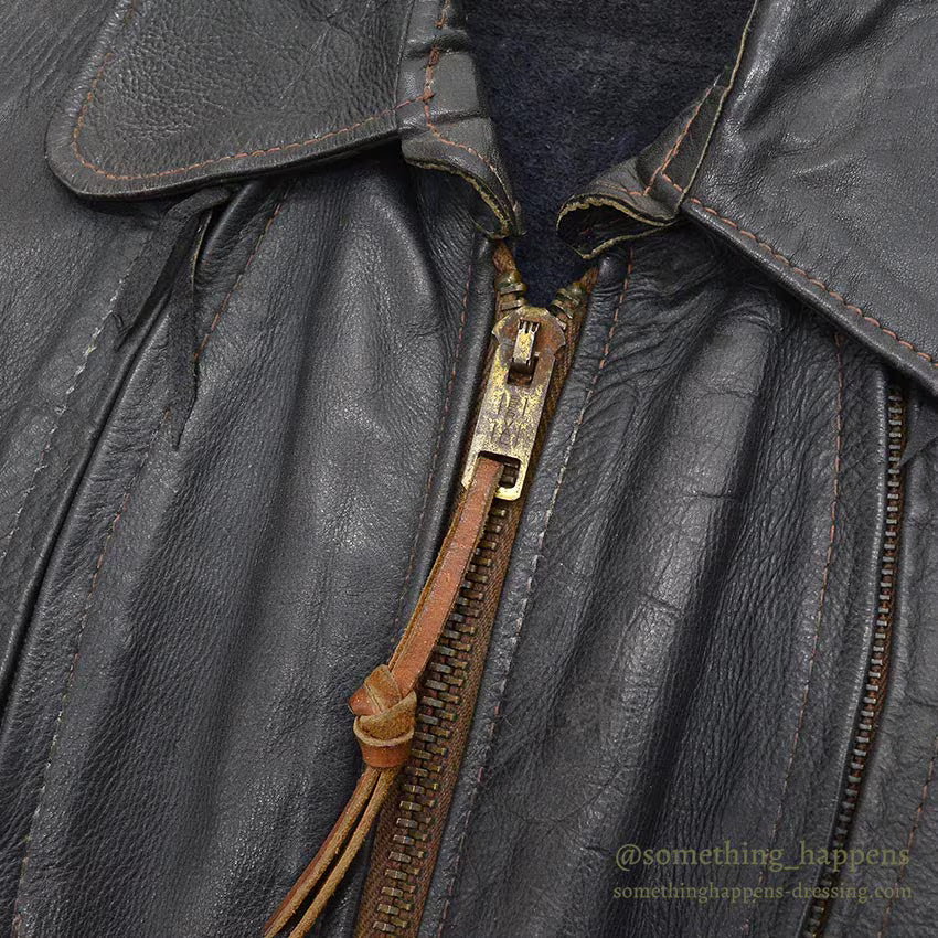 1960's~ EAST WEST MUSICAL INSTRUMENTS CO. LEATHER JACKET '' BACK PACK'' ...