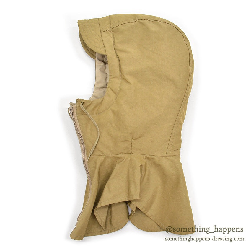 1980's EDDIE BAUER DOWN HOODIE NECK CAPE...M