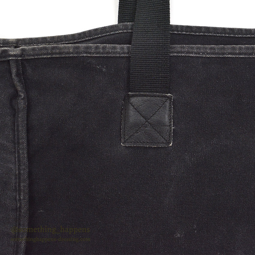 1980's~ JANTZEN BLACK COTTON TOTE BAG ...