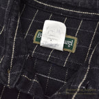 1990's BERNE BLACK COTTON HEAVY FLANNEL SHIRT... L