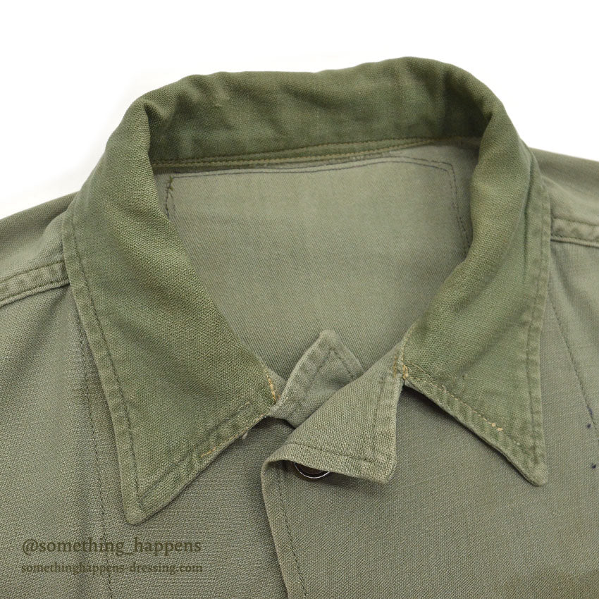 1950's USARMY UTILITY SHIRT MODIFIED FOR PERSONALIZED CYCLING SHIRT...