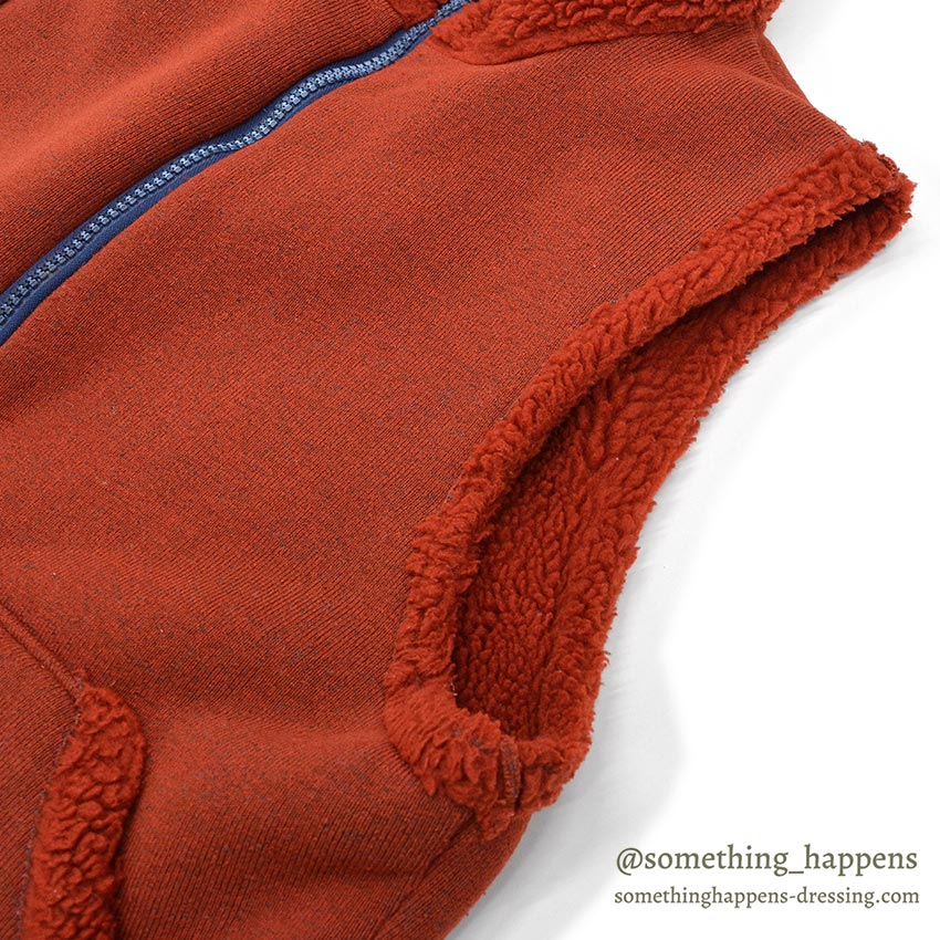 ~1980's YAK WEAR SEATTLE RED PILE VEST ... XL