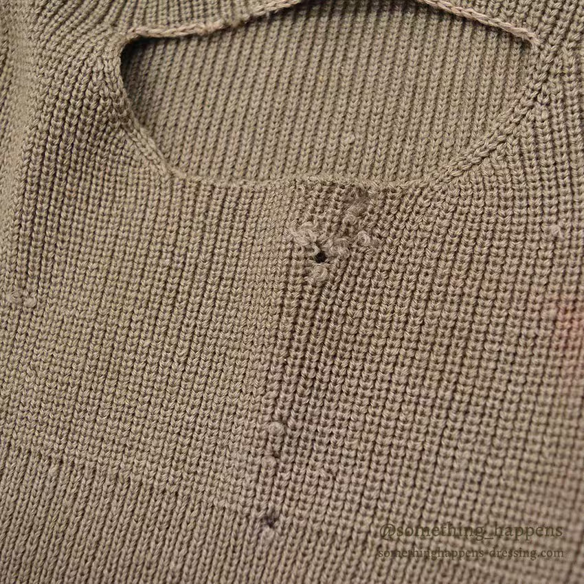 c.1940 OLD KNIT BALACLAVA ...