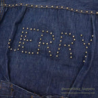 1940's~ MONTGOMERY WARD 101 BUCKLE BACK DENIM JACKET / COOL STUDS...