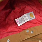 1990's DEADSTOCK CARHARTT DUCK COVERALL BLANKET LINED / WITH HOOD ... 46