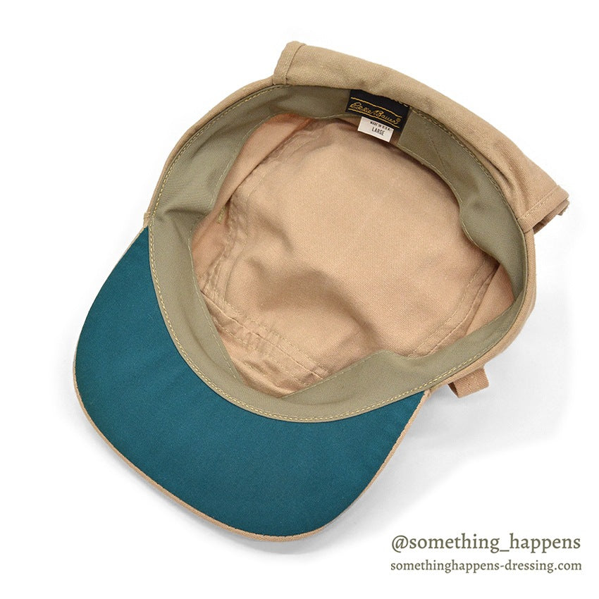 1980's EDDIE BAUER SAFARI CAP / NECK GUARD...L