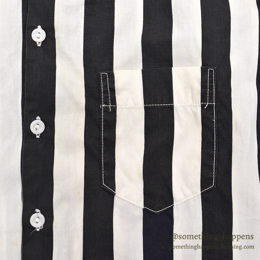 1950's~ RAWLINGS UMPIRE STRIPE SHIRT ...  XL