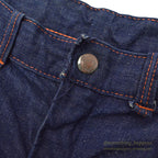 1950's UNKNOWN DOUBLE KNEE DENIM PAINTER PANTS / FLANNEL LINED ... W33/L30