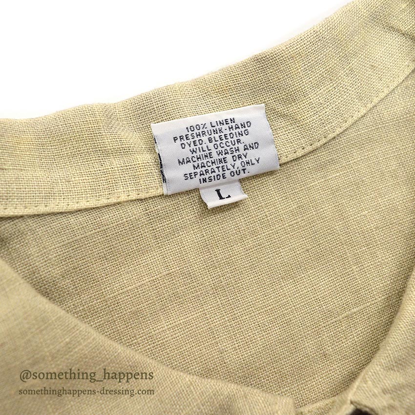 CP SHADES LINEN WORK JACKET / TAN ... L