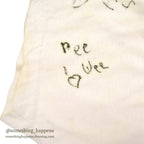 1970's FRUIT OF THE LOOM HAND MESSAGE AND DRAWN T-SHIRT ... M