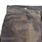 1960's UNKNOWN BLACK FADED FRISCO PANTS ... W32/L27