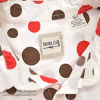 1990's SAHARA CLUB POLKA DOTS S/S SHIRT ... M
