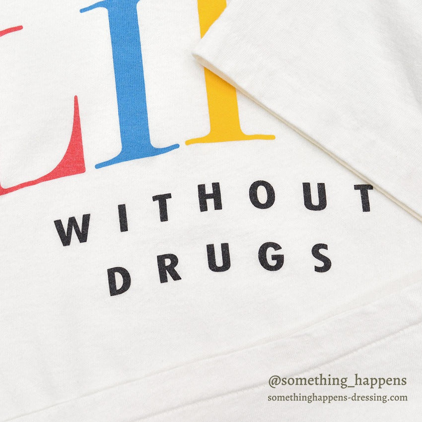 1990's HANES GET A LIFE WITHOUT DRUGS T-SHIRT ... L