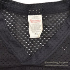 1960's SOUTHERN ATHLETIC FOOTBALL MESH JERSEY / BLACK ... XL