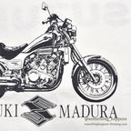1980's DEADSTOCK ANVIL SUZUKI MADURA T-SHIRT 2...XL