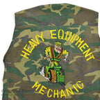 ~1980's USMC OKINAWA EMBROIDERY TOUR VEST / HEAVY EQUIPMENT MECHANIC...