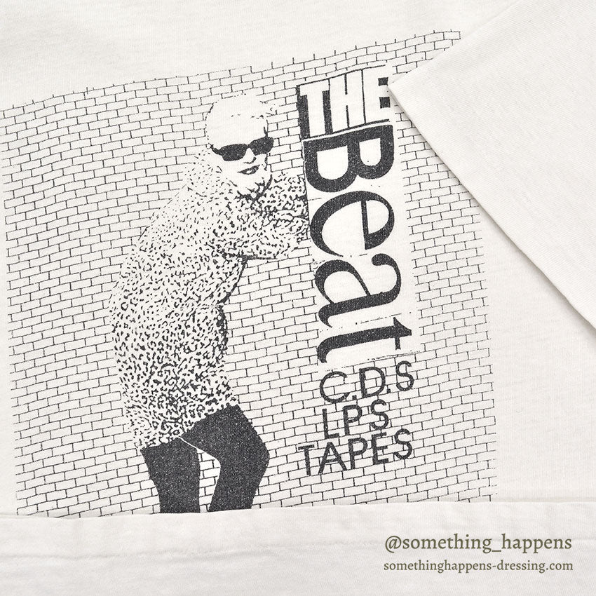 1980's~ HANES THE BEAT SACRAMENTO RECORD SHOP T-SHIRT ... L