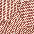 1960's KEY WEST PAISLEY-LIKE PATTERN SHIRT / RED... M