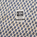 1960's KEY WEST PAISLEY-LIKE PATTERN SHIRT / BLUE ... M