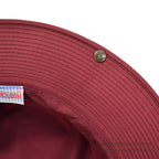 1980's DEADSTOCK COLUMBIA TECHNICLOTH SUN HAT / BURGUNDY RED...L