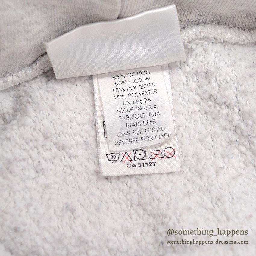 1990's DKNY JEANS TYPE REVERSE WEAVE SWEAT PARKA ...