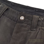 1930's BLACK FRISCO PANTS BACKLE BACK / HEAVY COTTON... W31/L29