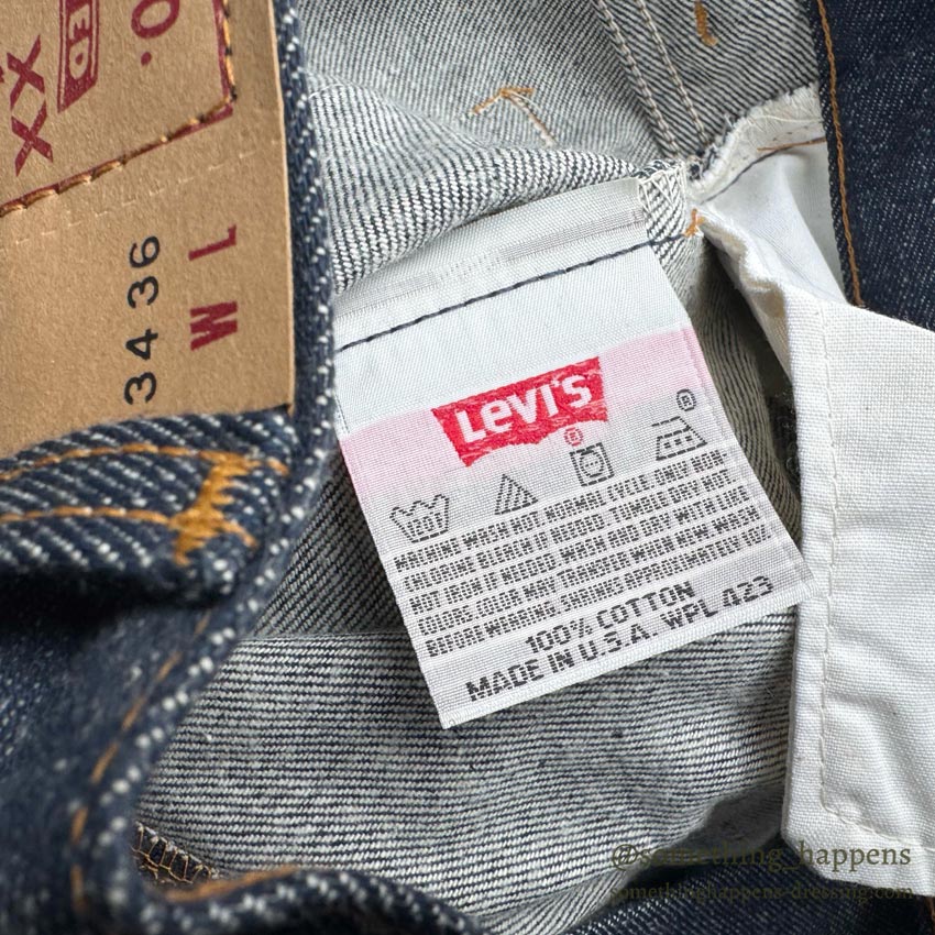 1990's DEADSTOCK Levi's 501 DENIM PANTS / MADE IN USA... W34/L36