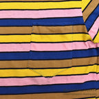 1970's CK MULTI COLOR BORDER POCKET T-SHIRT ...