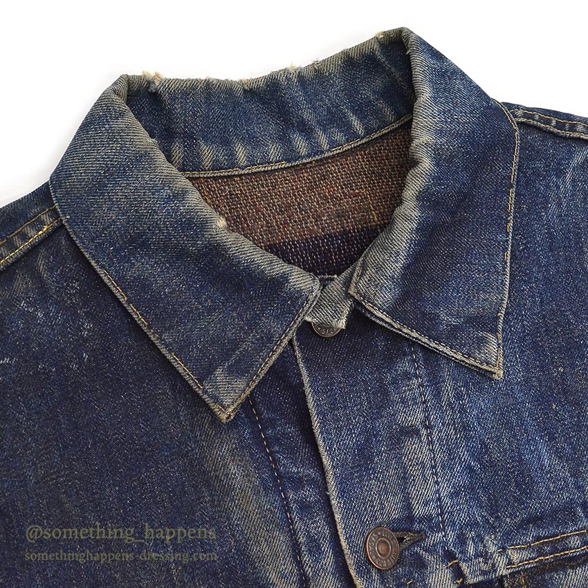 1960's LEVI'S 558 DENIM VEST / CHOPPED SLEEVE... 42