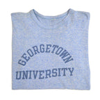 〜80's ' GEORGETOWN UNIVERSITY ' レーヨン 染み込み