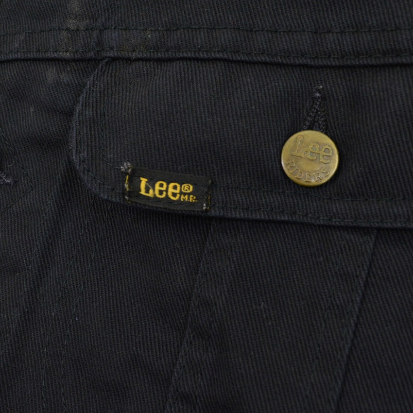 80's Lee Black Cotton Jacket - Rare...