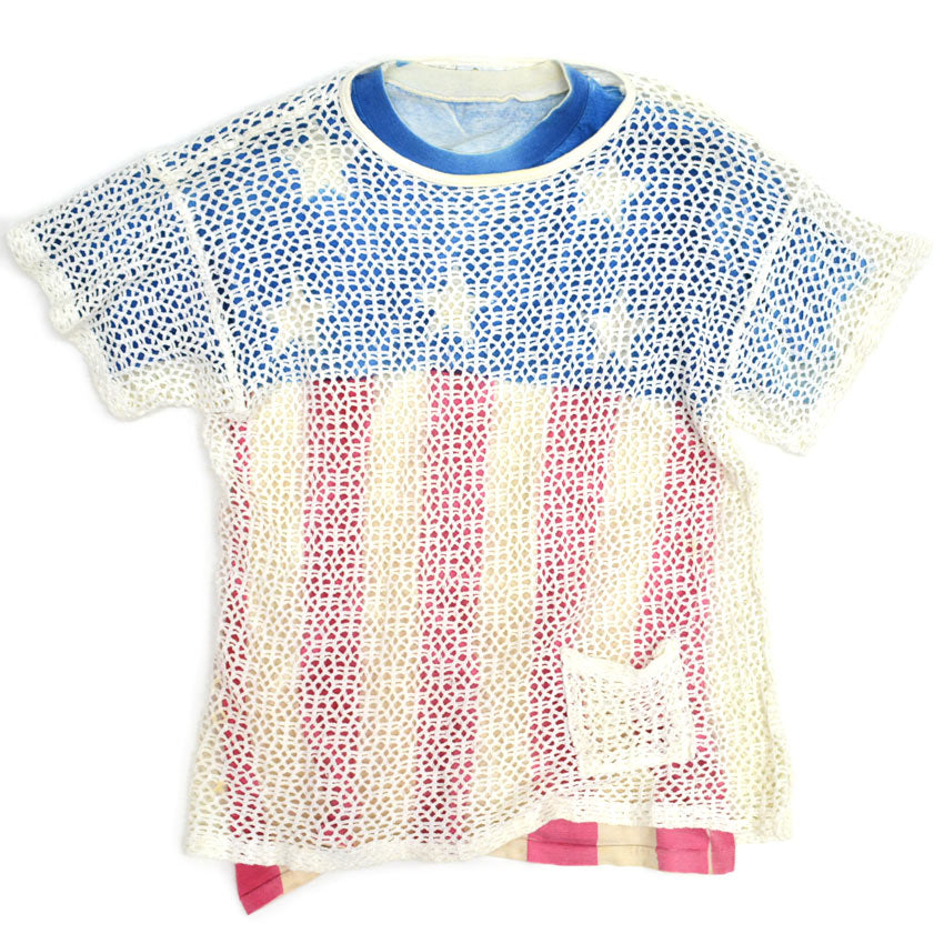 80s-style Beachwear Undercover Mesh T-shirt...