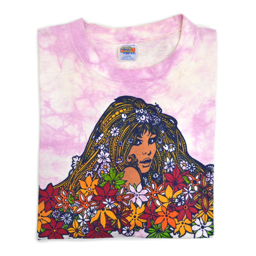 70's Crazy Shirts 'Hula Girl' Double-Sided Print T-Shirt...