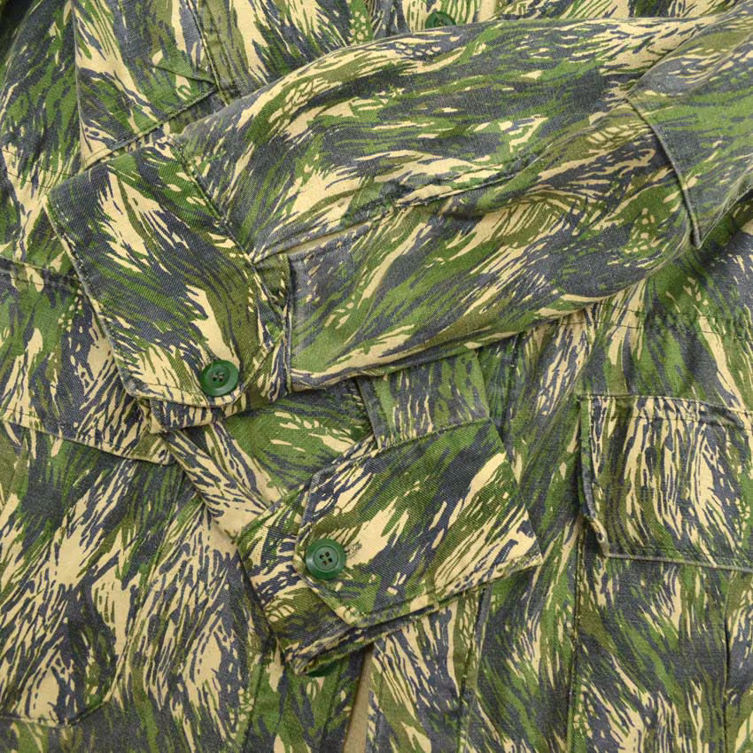 70's~ 'Greek seaweed pattern' Military BDU Jacket...