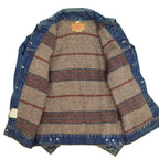 70's Levi's 70505 Denim Jacket with Blanket...
