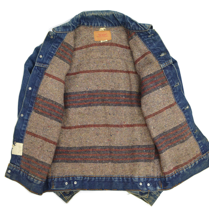 70's Levi's 70505 Denim Jacket with Blanket...