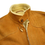 70's Mouton Jacket Wood Toggle Button...