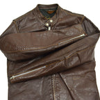 60's BROOKS 'Cafe Racer' SINGLE RIDERS BROWN... 38